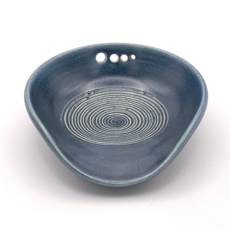 Handmade Ceramic Spoon Rest: Garlic Grater & Herb Stripper image 6