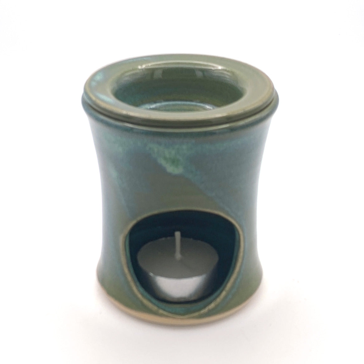 Handmade Ceramic Wax Melt Burner: Rustic Pottery Oil Warmer image 5