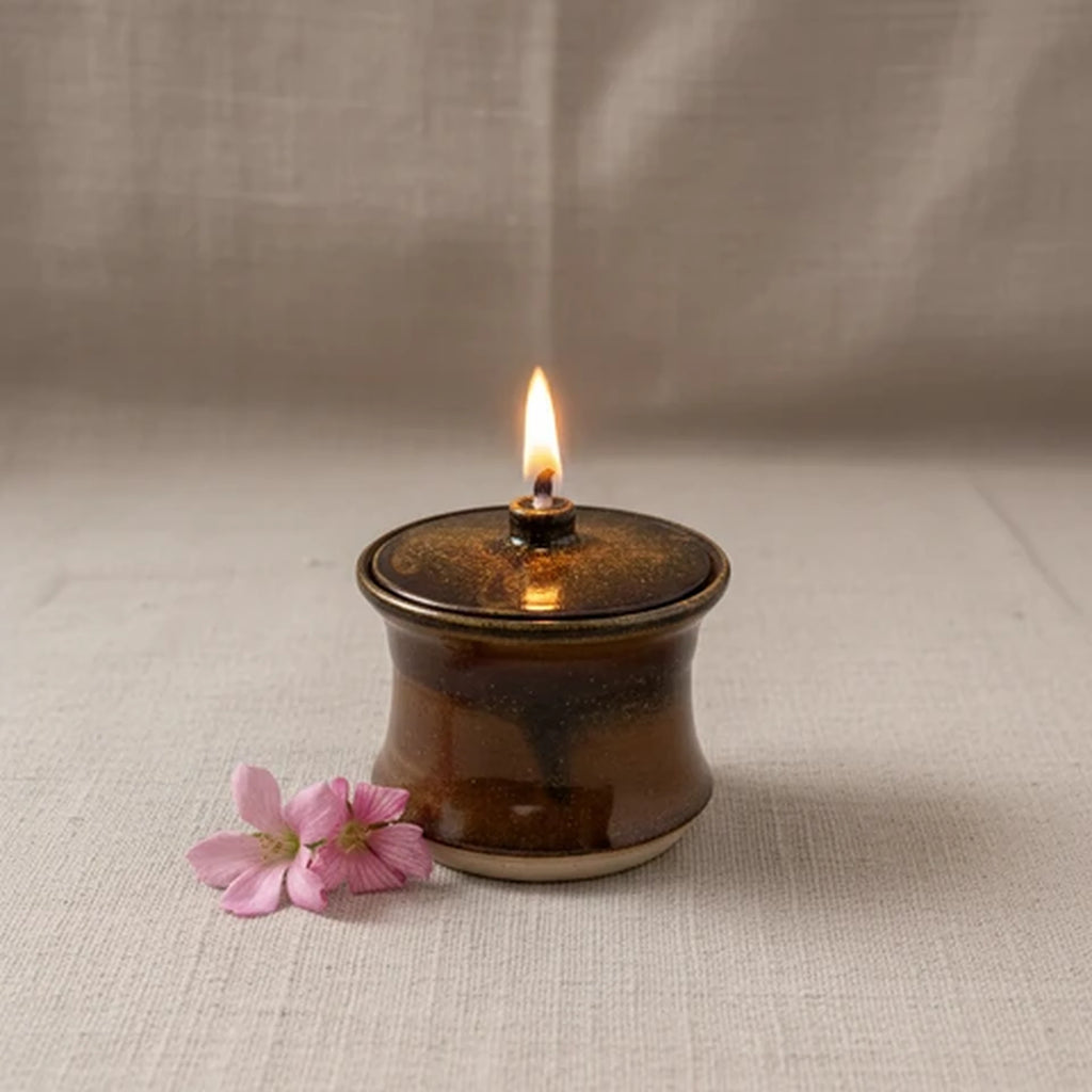 Handmade Ceramic Oil Lamp image 0
