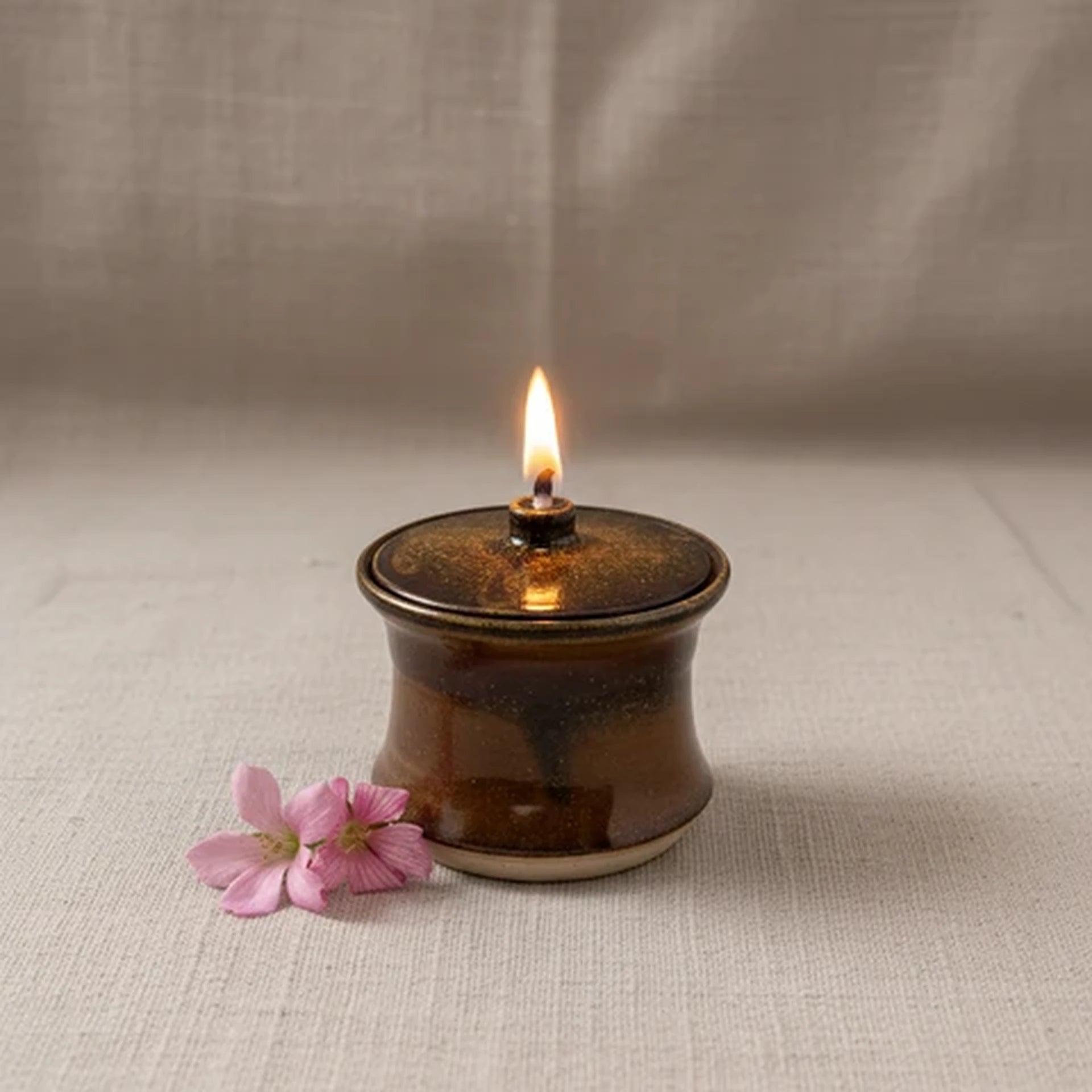 Handmade Ceramic Oil Lamp image 0