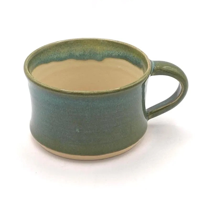 Handmade Stoneware Cappuccino Mug 180ml image 3