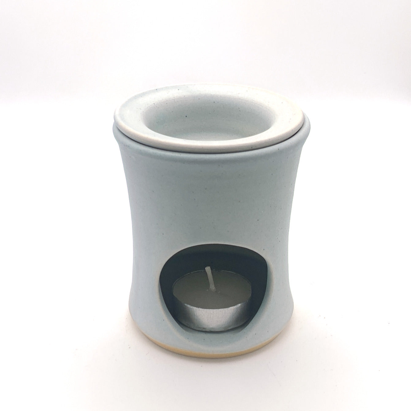 Handmade Ceramic Wax Melt Burner: Rustic Pottery Oil Warmer image 4