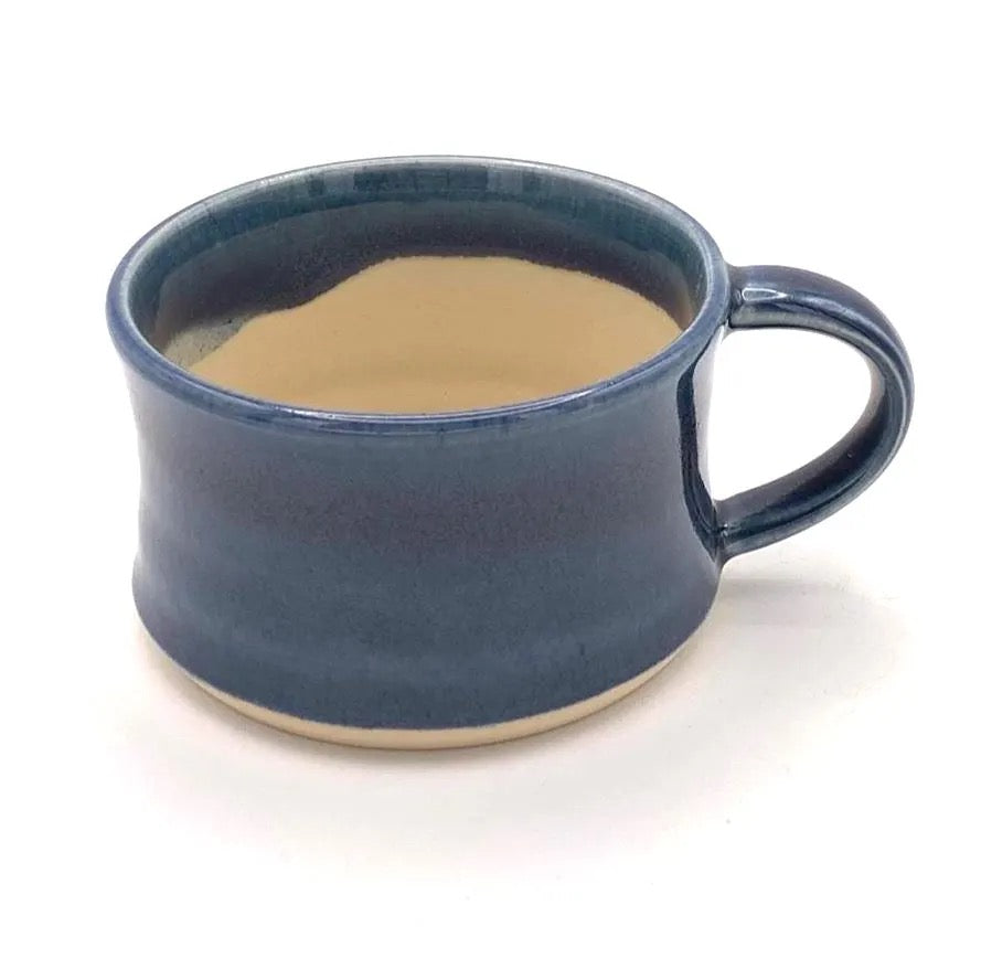 Handmade Stoneware Cappuccino Mug 180ml image 2