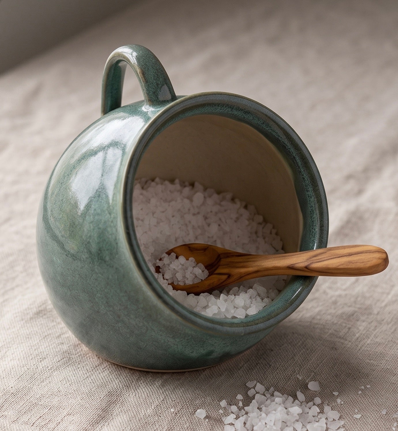 Handmade Ceramic Salt Pig image 0