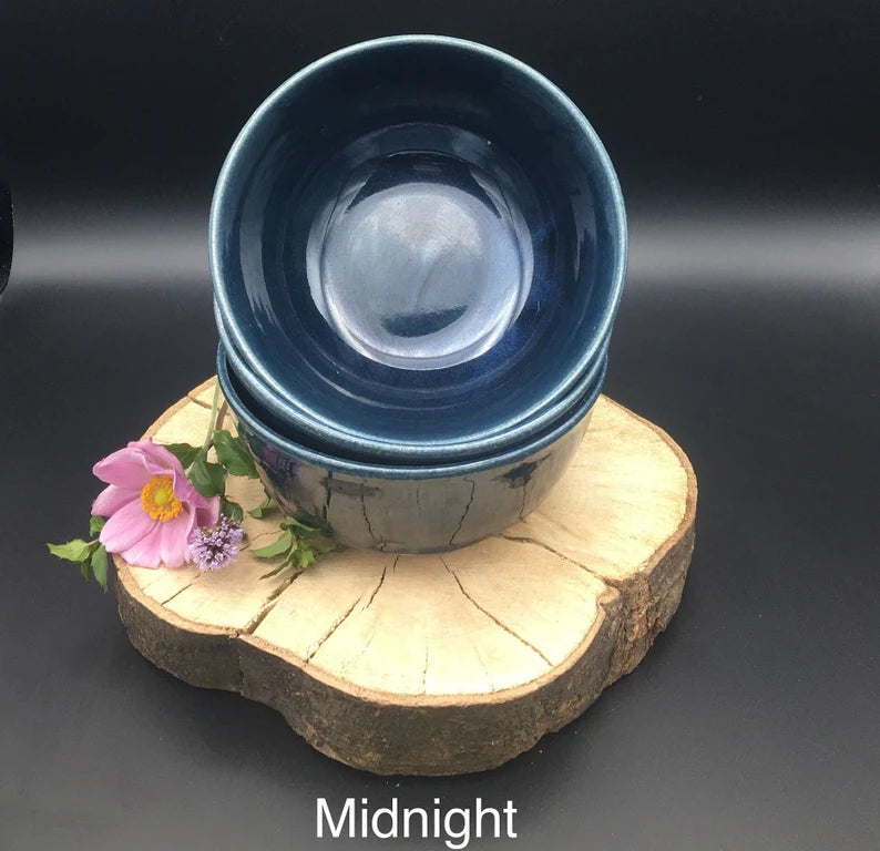 Handmade Stoneware Breakfast Bowls – Cereal & Pasta