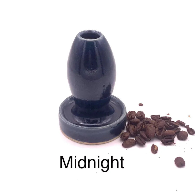 Handmade Ceramic Coffee Tamper – 58mm Stoneware