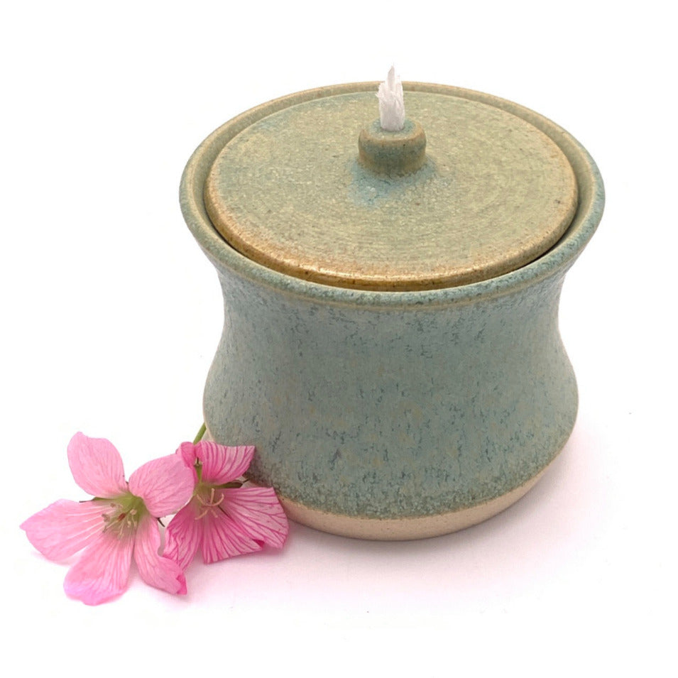 Handmade Ceramic Oil Lamp image 1