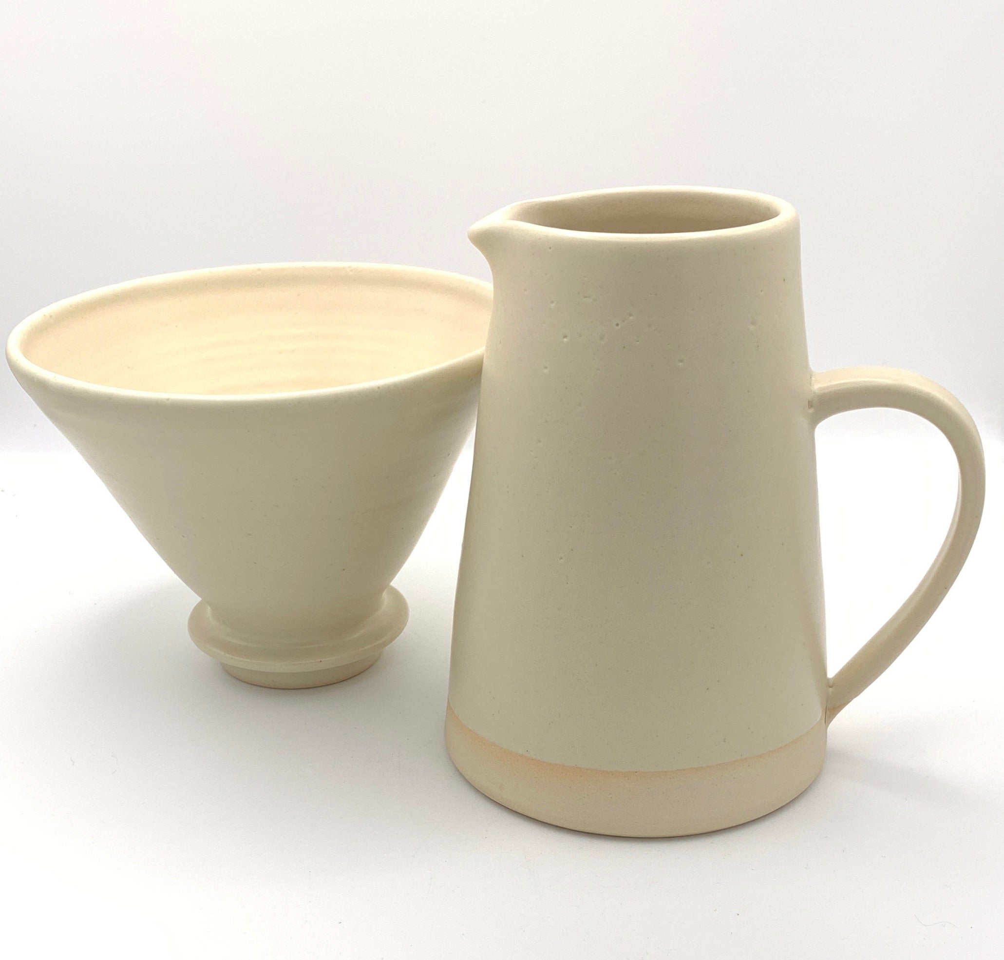 Sustainable Stoneware 2 Mug Filter Coffee Drip Set image 6
