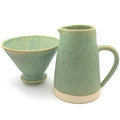 Sustainable Stoneware 2 Mug Filter Coffee Drip Set image 5
