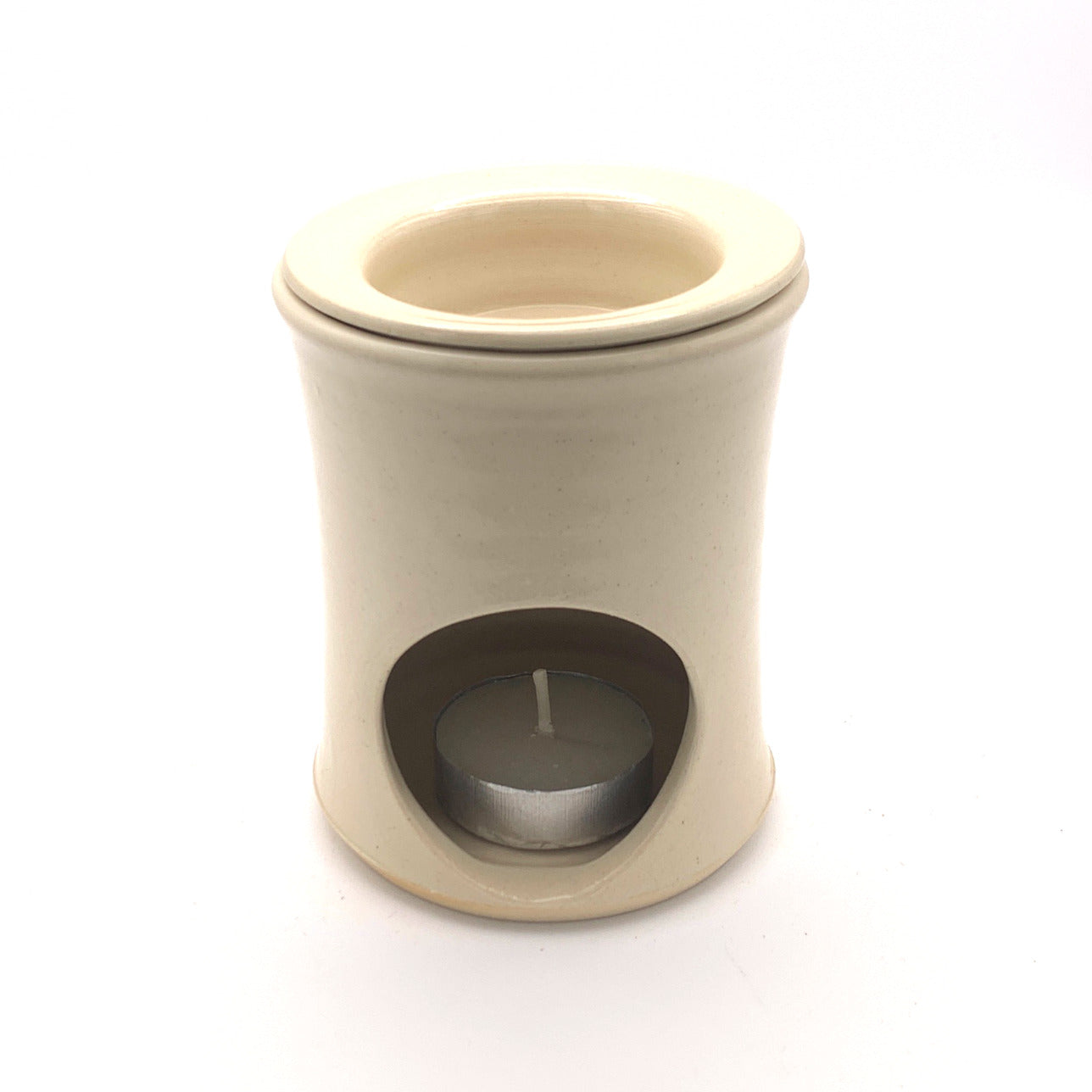 Handmade Ceramic Wax Melt Burner: Rustic Pottery Oil Warmer image 1