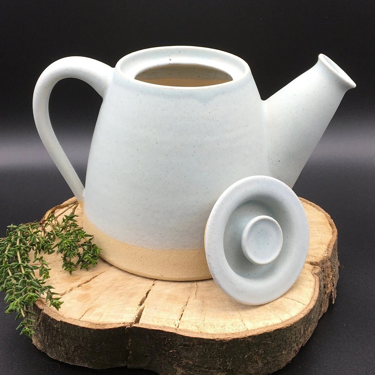 Handmade Ceramic Teapot 1 Litre image 1