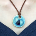Handmade Stoneware Ceramic Pendant Necklace