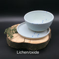 Handmade Stoneware Breakfast Set – Bowl & Side Plate