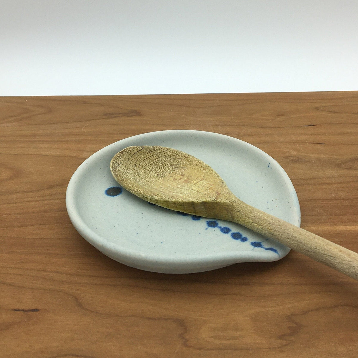 Handmade Stoneware Spoon Rest – Ceramic Kitchen
