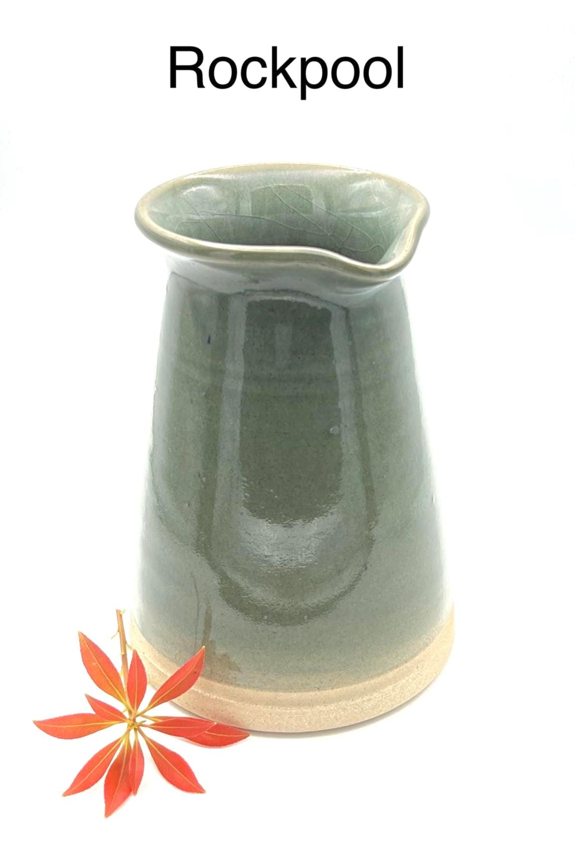 Handmade Stoneware Carafe – 500ml Water Pitcher