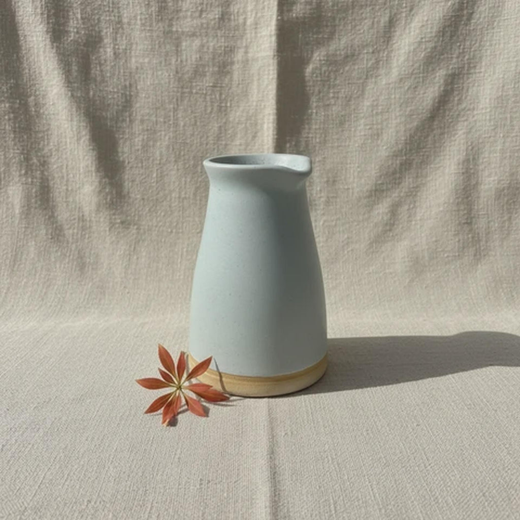 Handmade Stoneware Carafe – 500ml Water Pitcher