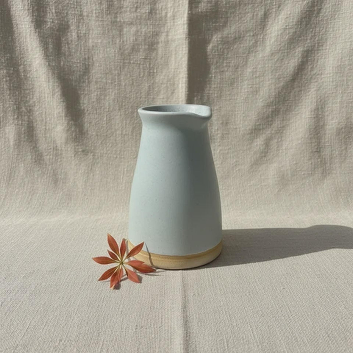 Handmade Stoneware Carafe – 500ml Water Pitcher