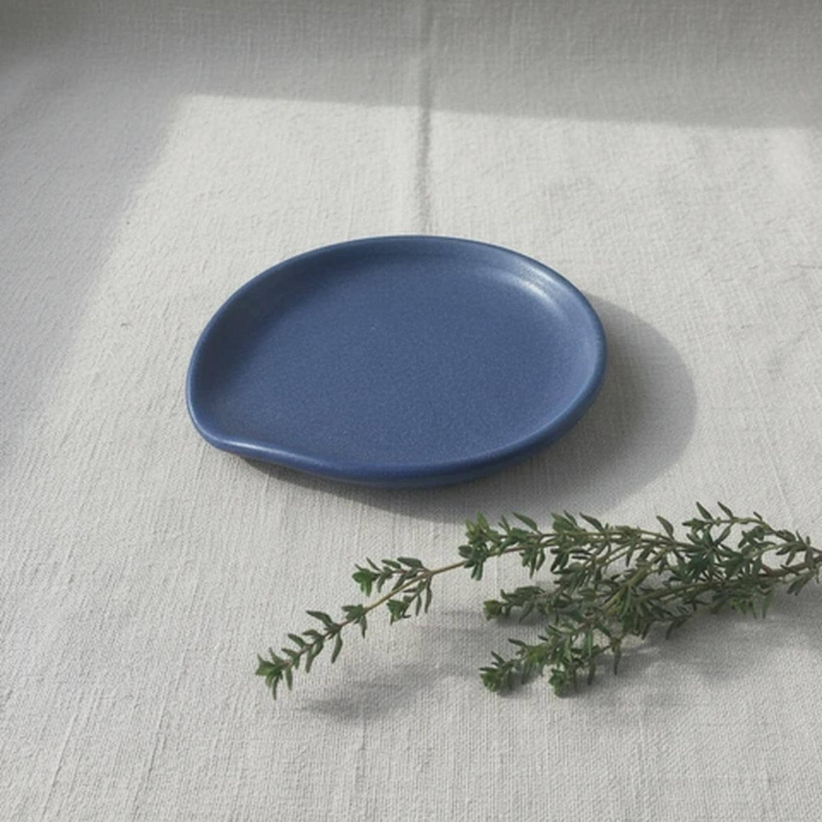 Handmade Stoneware Spoon Rest – Ceramic Kitchen