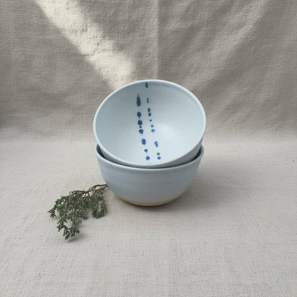 Handmade Stoneware Breakfast Bowls – Cereal & Pasta