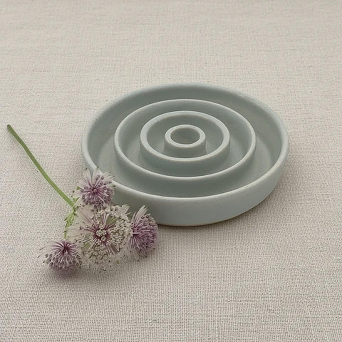 Handmade Stoneware Spiral Soap Dish – Earth & Ocean Glaze